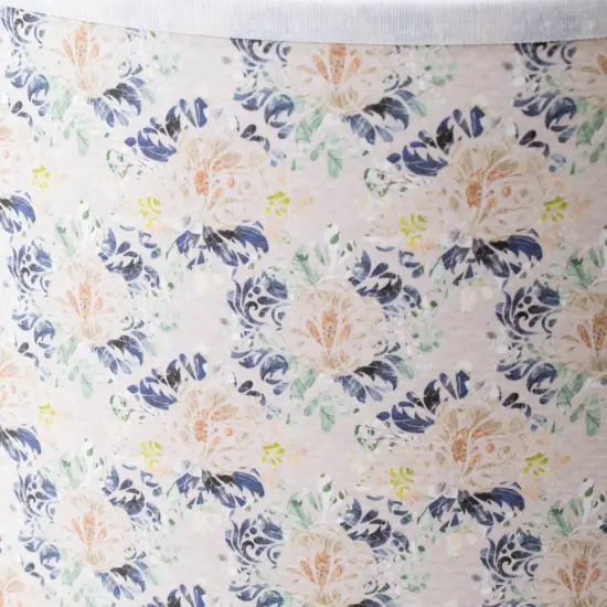 Aladdin Parchment Oil Lamp Shade, 12 inch Base Fitter. Floral Tapestry Design {4}