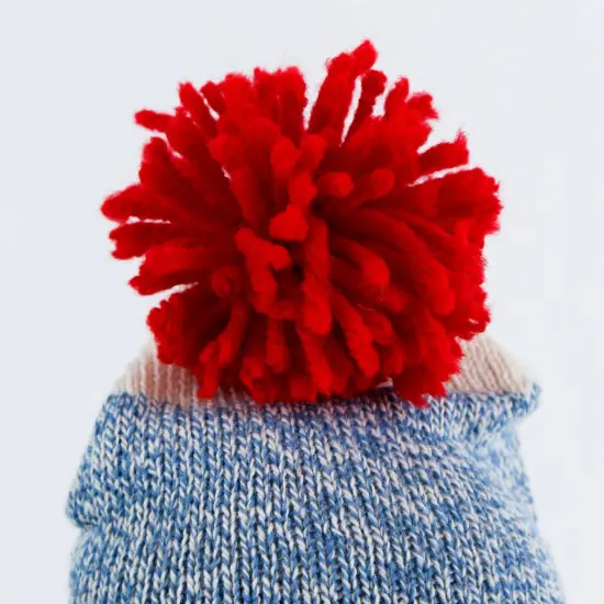 Lehman's Stuffed Monkey Rockford Red Heel Handmade 24 inch Blue {4}