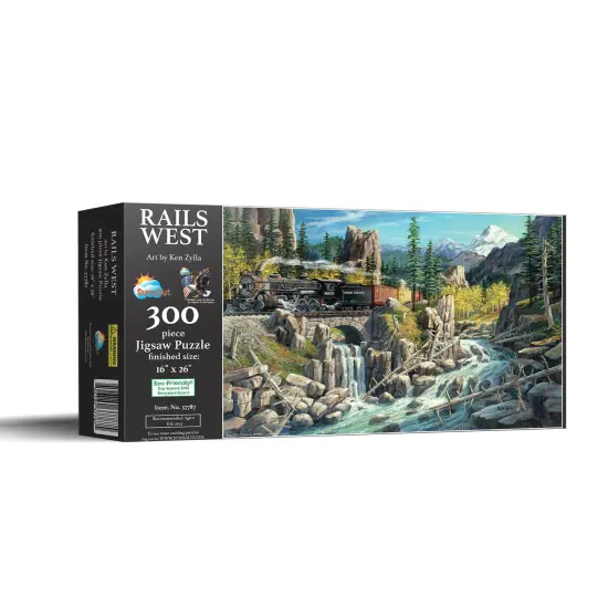Sunsout Rails West 300 pc Jigsaw Puzzle 37787 {3}