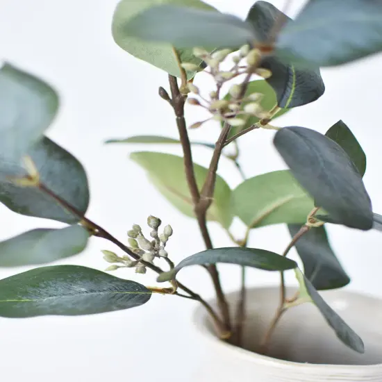 30" Faux Seeded Eucalyptus Stem {6}