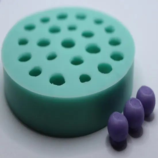 22pc Blueberry Silicone Mold | Realistic Food Shape Mold For Soap Embeds | Candle Embeds | Wax Melts Silicone Mold {3}