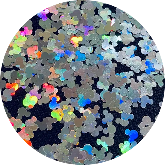 Mouse Head Glitter {1}