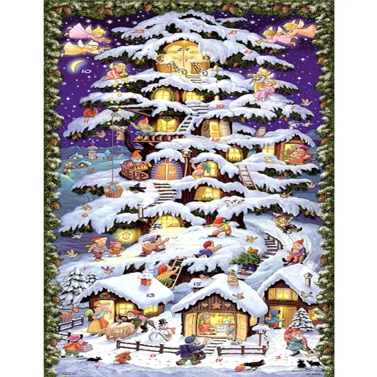 Advent-Angel/Elf Tree Each {1}