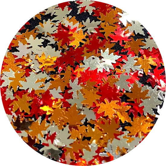 Polyester Glitter - Fall Leaves Glitter Shapes by Glitter Heart Co.™ {1}