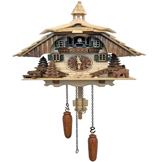 Clck-2 Tone Chalet/Deer Ea {1}