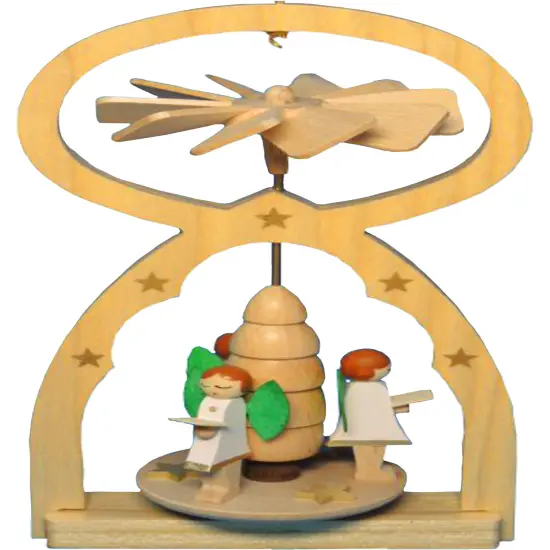 Ornmnt-Pyramd W/Angels Each {1}