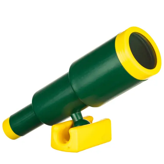 Green and Yellow Plastic Outdoor Gym Playground Pirate Ship Telescope, Treehouse Toy Accessories Binocular for Kids {1}