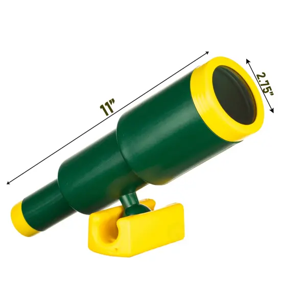 Green and Yellow Plastic Outdoor Gym Playground Pirate Ship Telescope, Treehouse Toy Accessories Binocular for Kids {6}