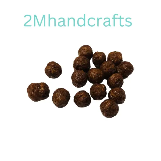 24pc Chocolate Coco Puffed Type Cereal Silicone Mold. For Resin| Wax| Candle Embeds| Soap Silicone Mold|| Not Food Grade {2}