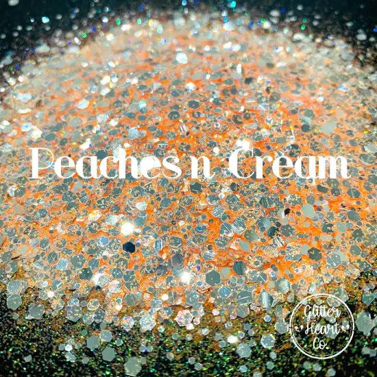 Polyester Glitter - Peaches n' Cream by Glitter Heart Co.™ {3}