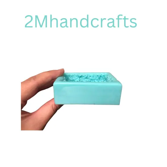 1pc Realistic Rice Puff Square Shape Silicone Mold| Dessert Shape Silicone Mold| Soap| Candle | Mold for Wax| Mold for Resin| Not Food Grade {3}