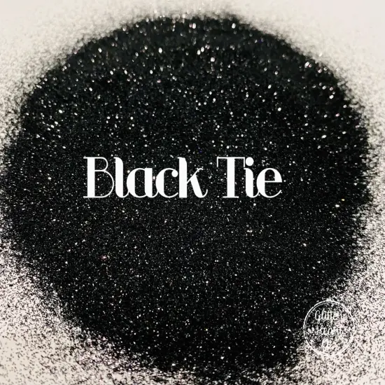 Polyester Glitter - Black Tie by Glitter Heart Co.&trade; {2}
