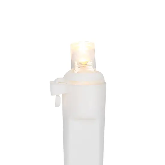 Northlight LED Wide Angle Christmas Lights - Warm White - 16.25' White Wire - 50ct {4}