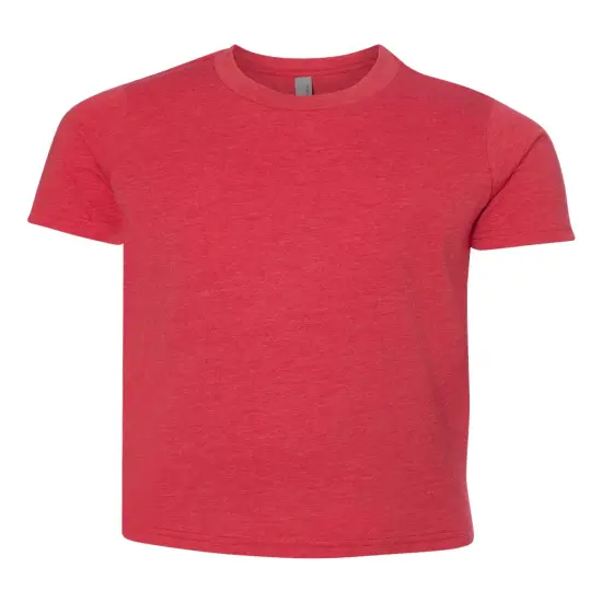 Next Level&reg; Youth Short Sleeve Crewneck CVC T-Shirt Red {1}