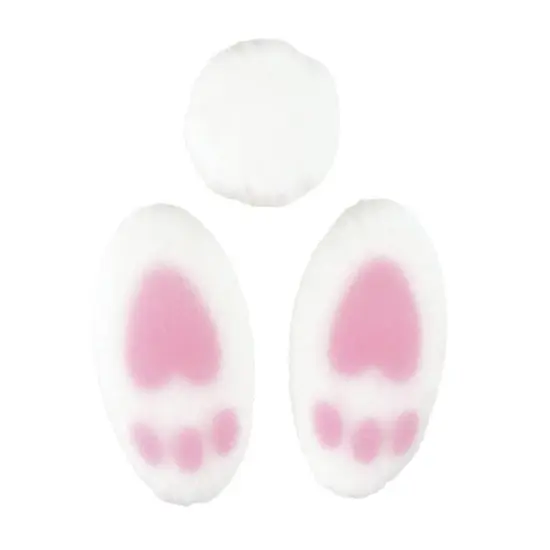 Bunny Tails and Toes Assortment Dec-Ons&reg; Decorations 12ct {1}