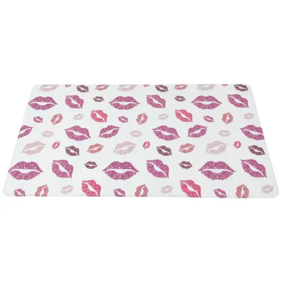 Northlight 29.5" Lips Valentine's Day Kitchen Comfort Mat Multi {4}