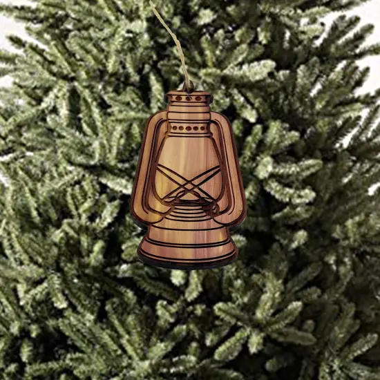 Lantern - Cedar Ornament {2}
