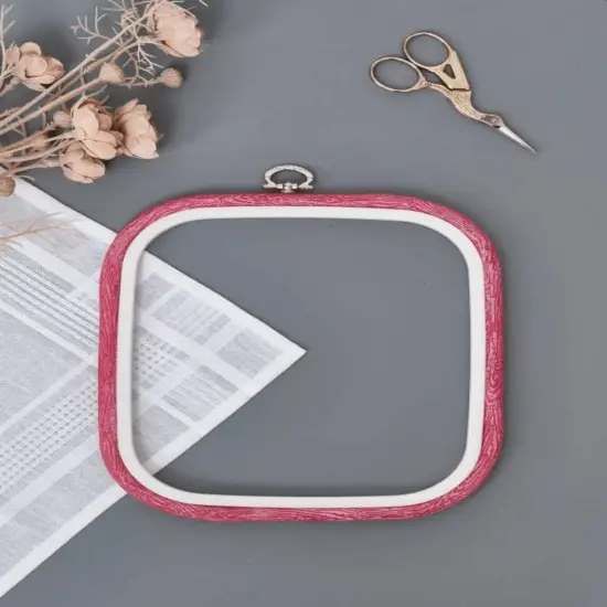 Square Flexi Hoop Nurge 230-12 Pink {1}