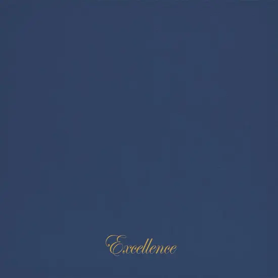 Great Papers! Certificate Cover with Gold Foil, Excellence, Navy, 12" x 9.375"(folded) with Die-Cuts for 8.5" x 11" Document, 5 Count {1}