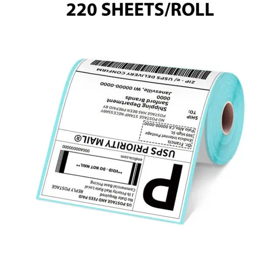 Jiose 4"x6" Direct Thermal Shipping Labels Enhance Efficiency with USPS, FedEx, and DHL Compatibility {1}