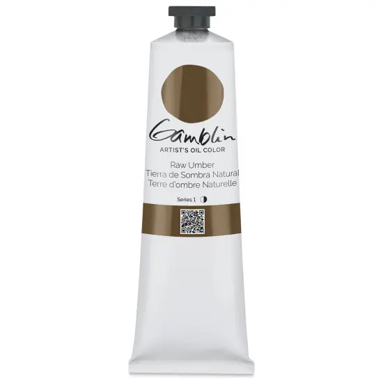 Gamblin Artist's Oil Color - Raw Umber, 150 ml tube {2}
