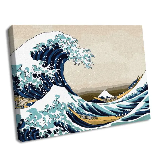 Painting by Numbers kit Big wave in Kanagawa KHO2756 {1}