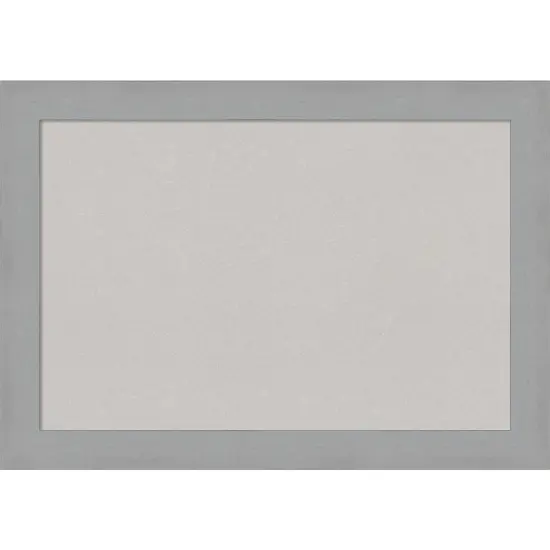 Brushed Framed Corkboard, Grey Cork Brushed Nickel {7}