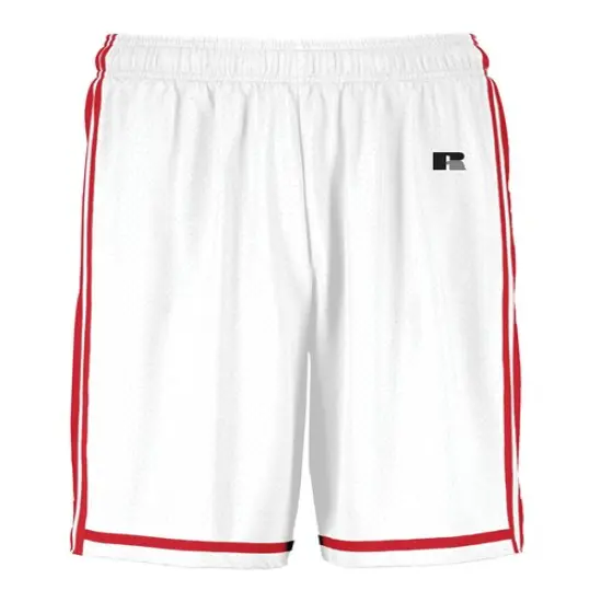Russell Athletic&reg; Youth Basketball Shorts Navy/ white {3}