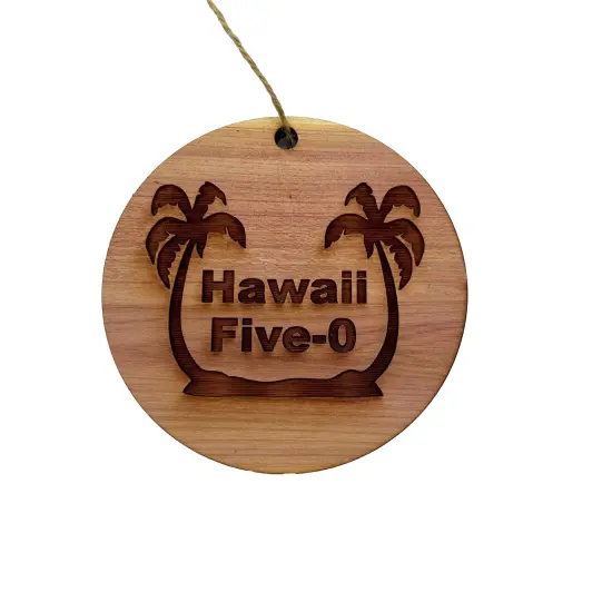 Hawaii Five-0 - Cedar Ornament {4}