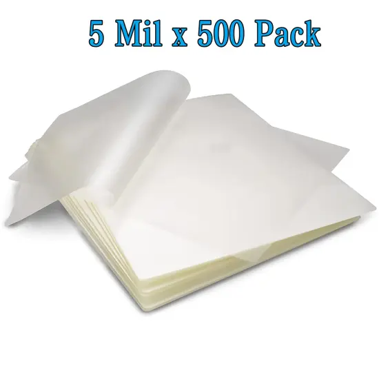 Thermal Laminating Pouches, 9" x 11.5", 5 Mil for Home, Office, School {2}
