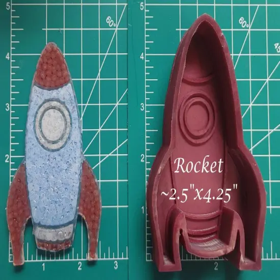 Rocket Silicone Freshie Mold {1}