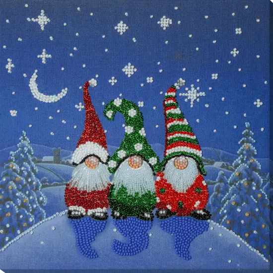 Bead Embroidery Kit - The three dwarfs {1}