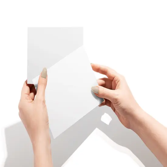 Twigs Paper - Plain White Blank Note Greeting Cards - Stationery Cards with Envelopes - Thank You, Invitation, Birthday Postcards - Greeting Cards for All Occasions -Made in USA (5.5 x 4.25,Set of 12/24) {2}