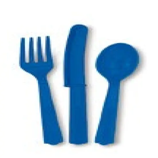 Royal Blue Assorted Cutlery {1}