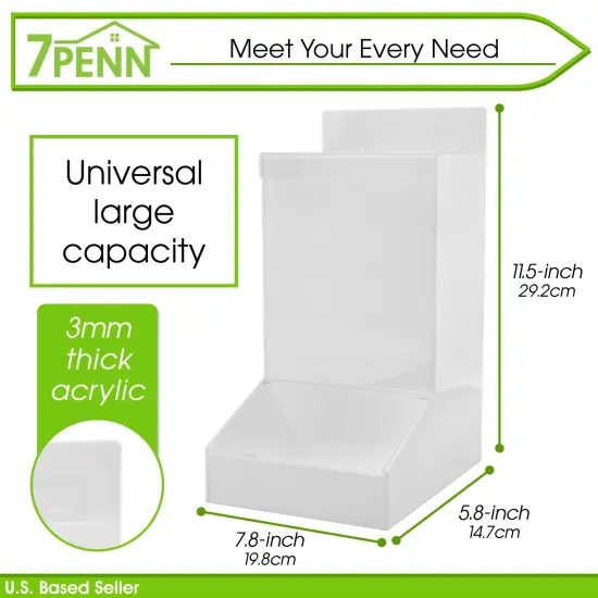 7Penn Plastic Pantry Storage Container - Small Accessory and Snack Dispenser {2}