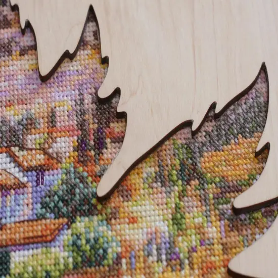 Cross-stitch kit Lavender fields {6}