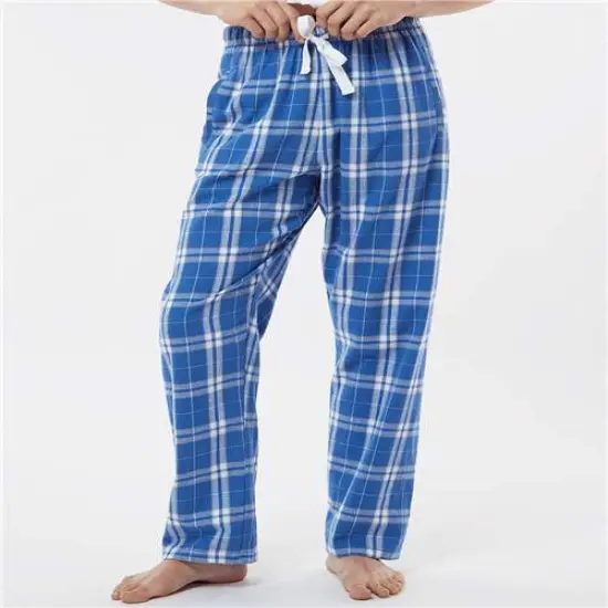 Luxurious Haley Flannel Pant | RADYAN&reg; Royal/ silver {1}