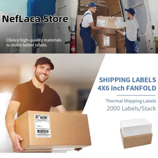 Thermal Labels, Shipping Labels for Printer 4x6 Process with Efficiency {3}
