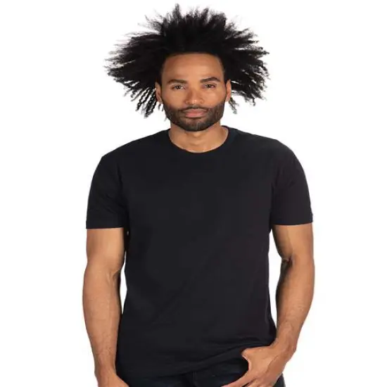 Next Level&reg; Cotton Crewneck Short Sleeve T-Shirt Black {1}