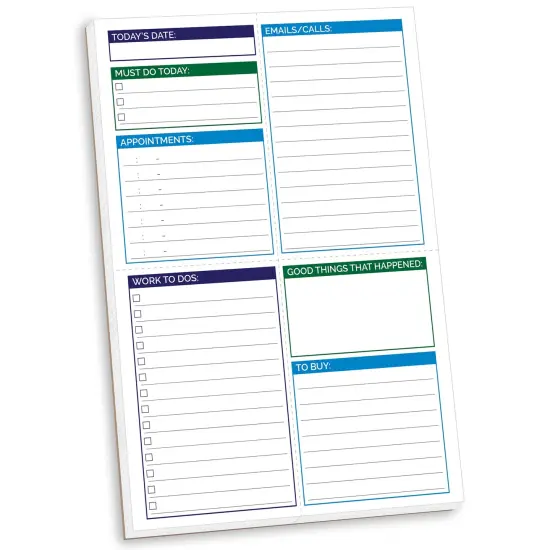 bloom daily planners Planning Pad, 6" x 9", Double Sided Pocket Pad {1}