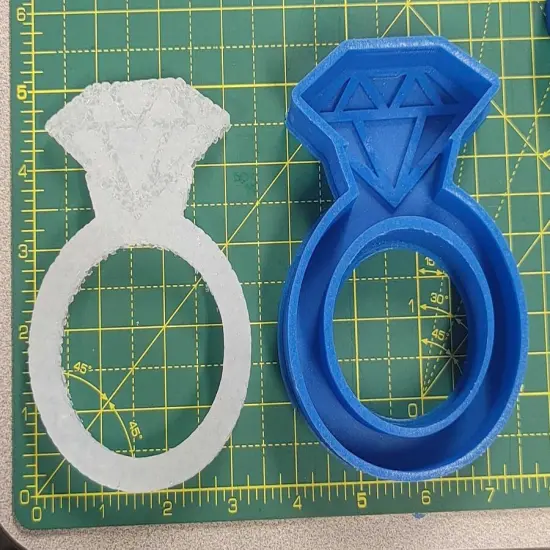 Diamond Ring Silicone Freshie Mold {2}