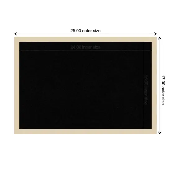 Svelte Wood Framed Corkboard, Black Cork Svelte Natural {3}