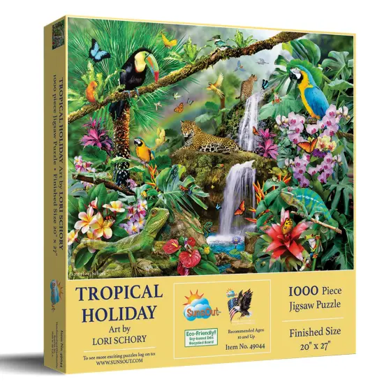 Sunsout Tropical Holiday 1000 pc Jigsaw Puzzle 35098 {3}