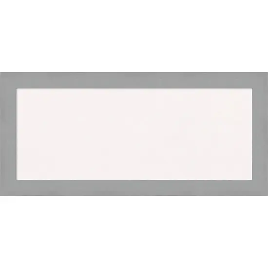 Brushed Framed Corkboard, White Cork Nickel {1}