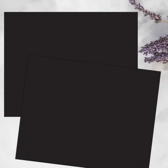 Great Papers! Certificate Backer, Black, 12" x 9.375" with Die-Cuts for 8.5" x 11" Document, 10 count {3}