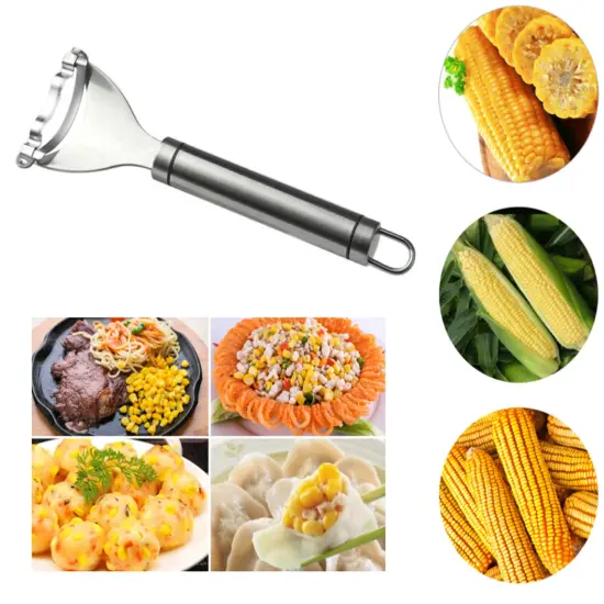 Kitcheniva Stainless Steel Corn Cob Peeler 2x {3}