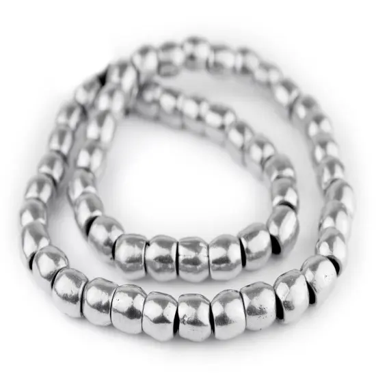 The Bead Chest Aluminum Mursi Ring Beads (12mm): Tribal Metal Spacers {3}