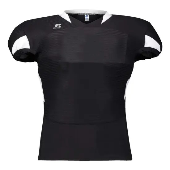 Russell Athletic&reg; - Waist Length Football Jersey - S81XCM Purple/ white {2}