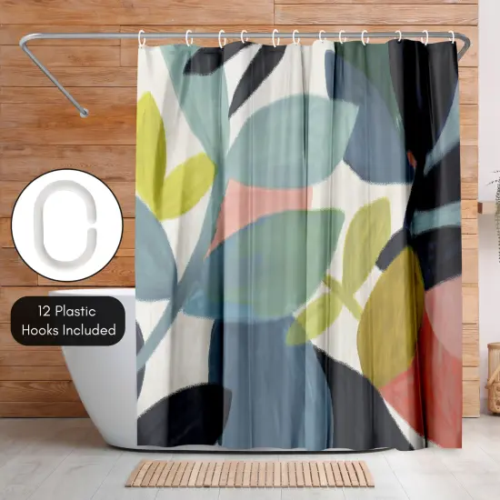Americanflat 71" x 74" Shower Curtain, Embodiment by PI Creative Art {5}