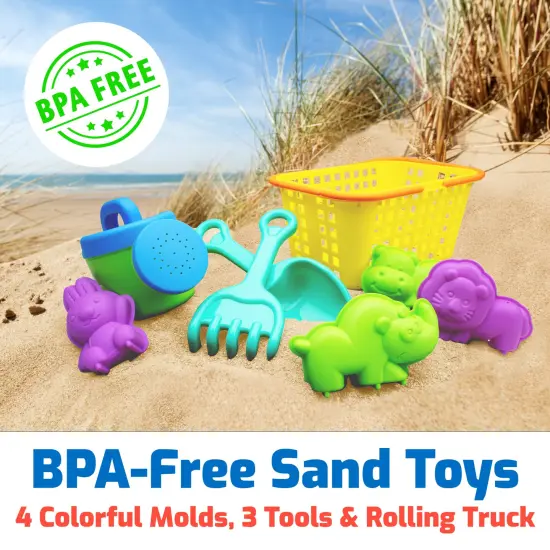 USA Toyz Animal Beach Toys for Toddlers - 8pk {5}